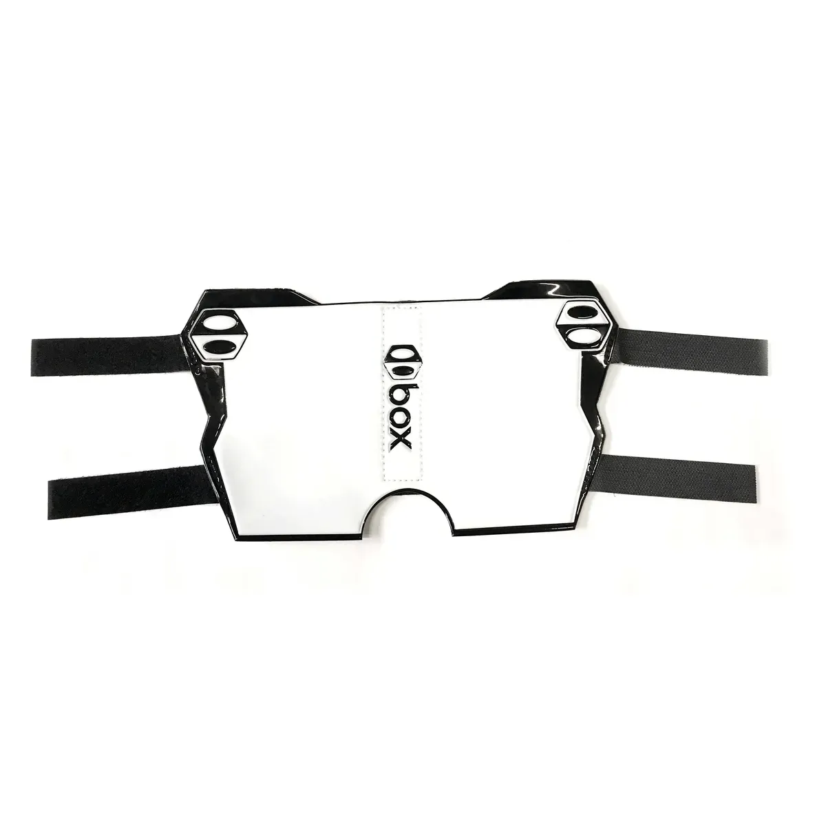 Box Two Side Number Plate Black